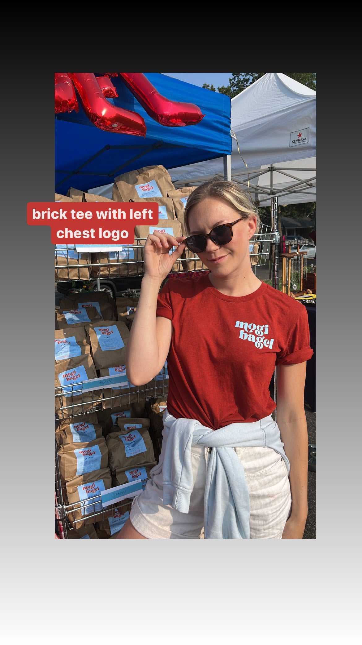 Mogi Bagel T-Shirt (Red)